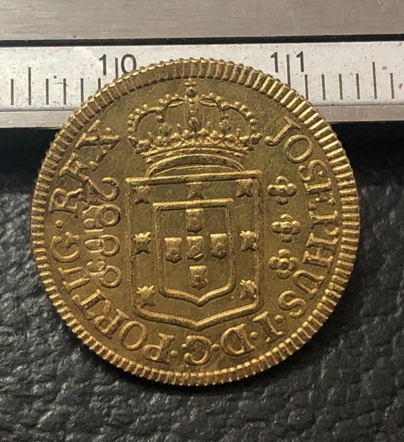 Monnaie Reis Jose I Or Du Bresil Piece De Reproduction 1773 Des Pieces Banque Coin Hibougold Coin Ring Settings Aliexpress