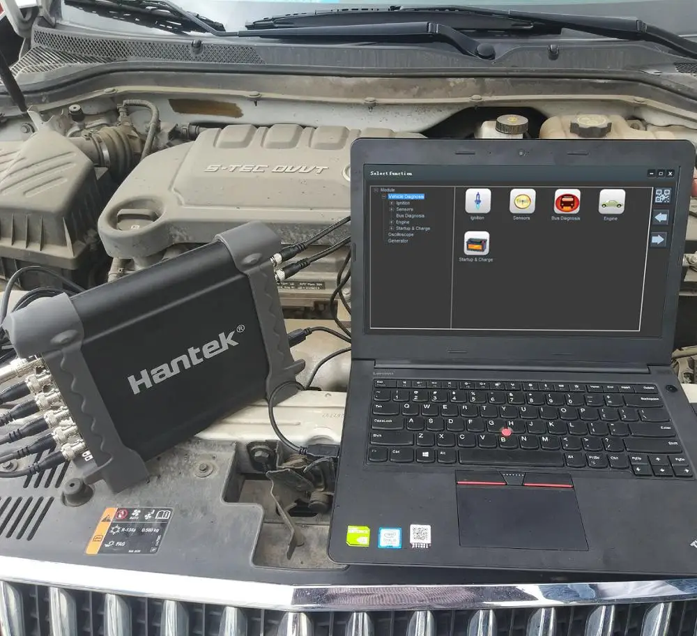 

Hantek 1008B 8CH USB Auto Scope/DAQ/8CH Generator 8 Channels Automotive Diagnostic Oscilloscope