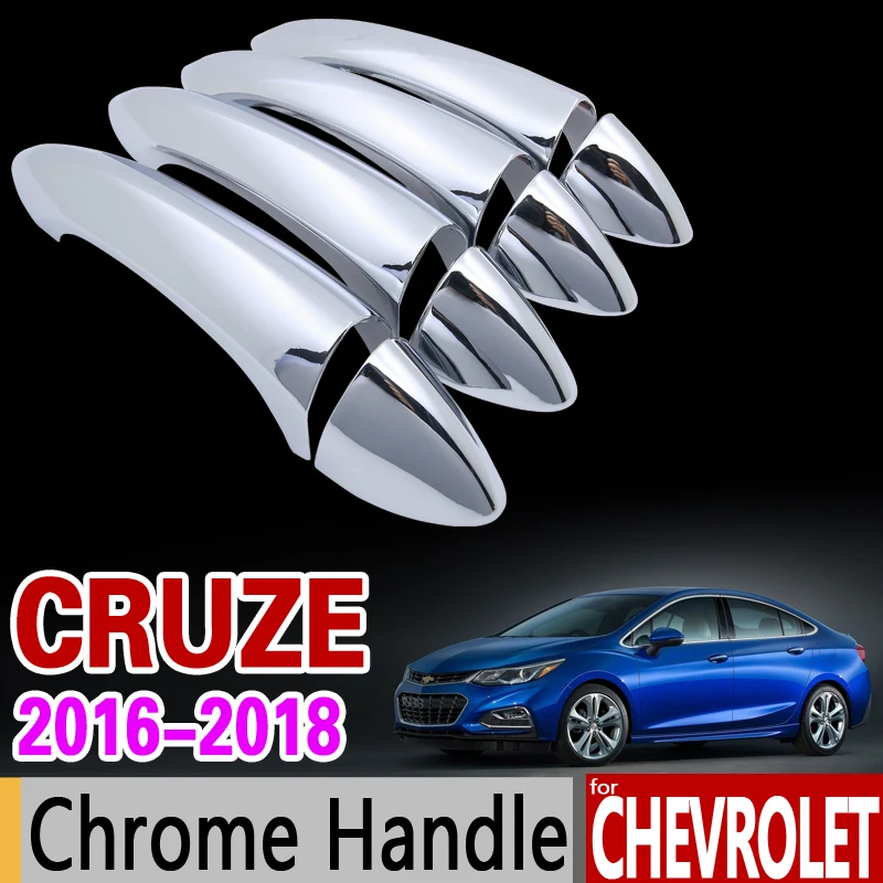 Роскошный хромированный набор для отделки крышки ручки Chevrolet Cruze 2016 2017 2018 2019 2020 Chevy