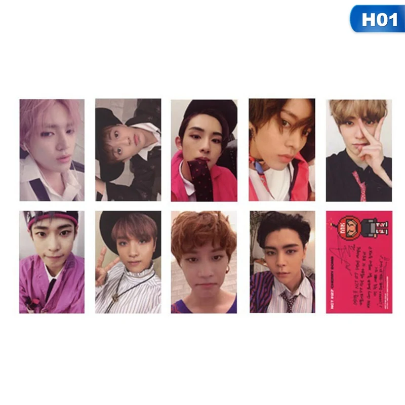 10 шт./компл. Новый KPOP NCT127 мини 3th Вишневый бомба альбом JaeHyun Mark фото карта K POP