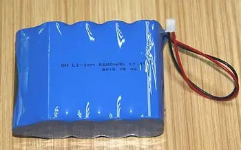 

free ship 1pcs 11.1v 6600mah 18650 li-ion rechargeable battery pack 18650-3S3P lithium battery