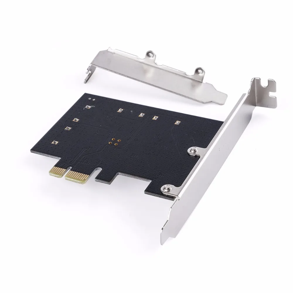 ORICO Puerto 4 SATA3.0 PCI-E tarjeta de expansión PCI-E X1 a SATA3.0 añadir tarjeta Compatible con PCI-E X1... x4... X8... X16 apoyo 6 Gbps