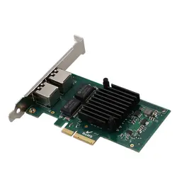 Сетевая карта для PCIe X4 Intel I350-AM2 Dual Gigabit