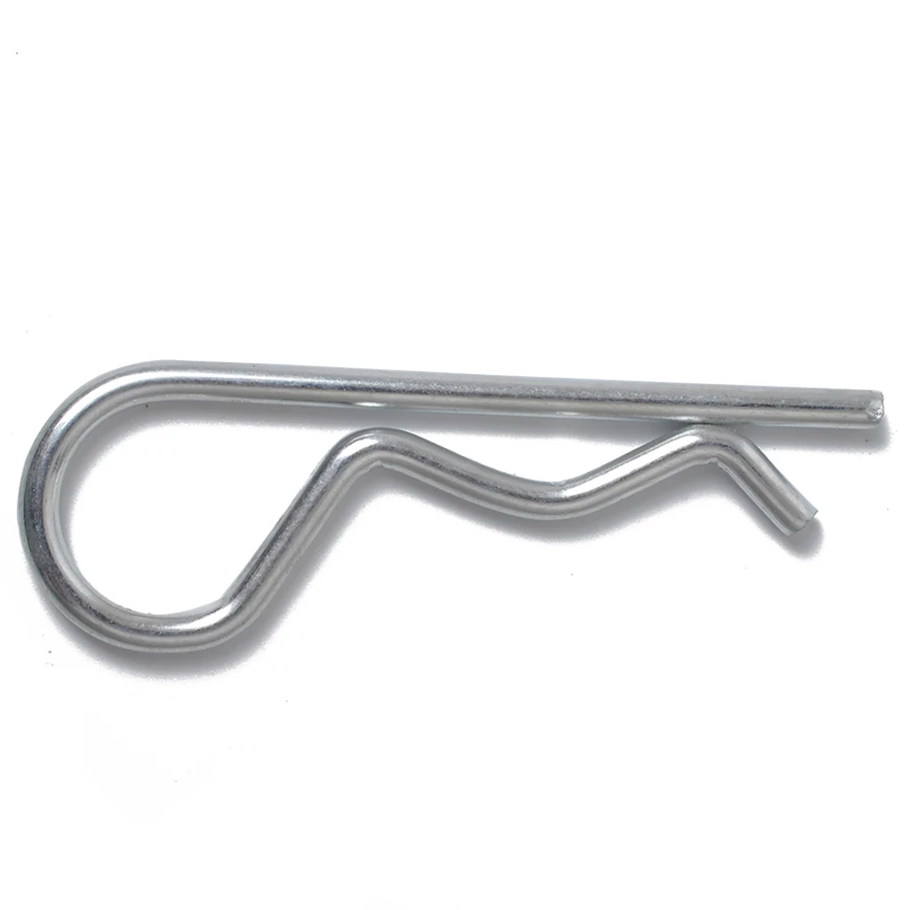 100pcs Hitch R Pin Clip Assortment Kit Tool Cotter Tractor Car Trailer Lock Marine Hardware nip clip 