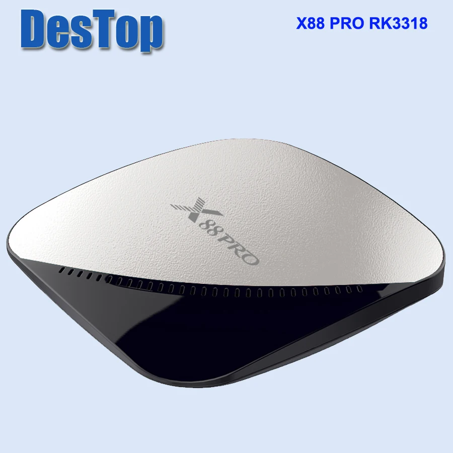 X88 Pro Smart ТВ коробка Android 9,0 4 GB Оперативная память 64 GB Rockchip RK3318 Quad core WI-FI H.265 проигрыватель Google X88Pro 4 GB 32 GB Декодер каналов кабельного телевидения