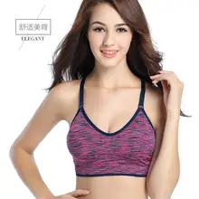 Женский спортивный бюстгальтер для йоги, для бега, для спортзала, мягкий, пуш-ап, бесшовный, для фитнеса, топ, бюстгальтеры