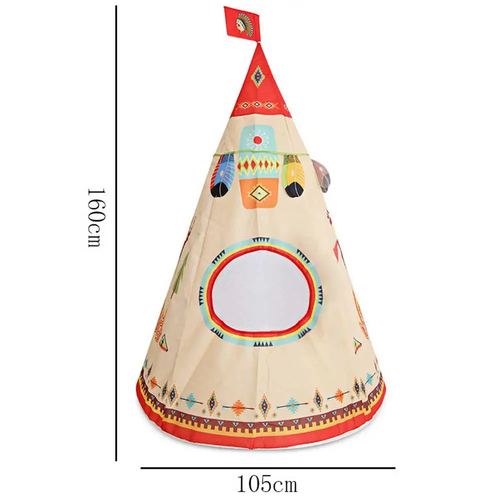 

LeadingStar Good Children Portable Indian Castle Play Tent Indoor Outdoor Playhouse Toy