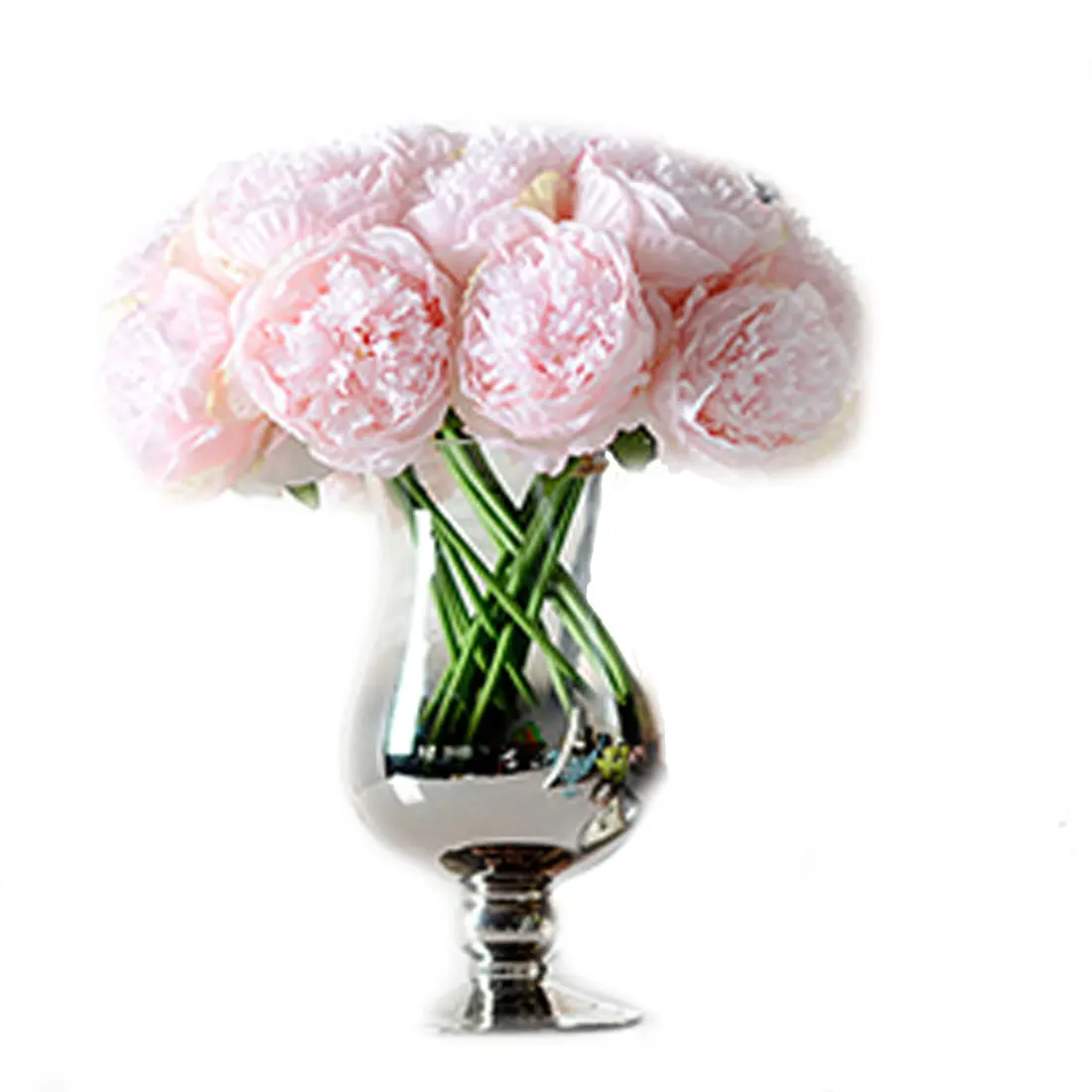 Букет пионов в вазе