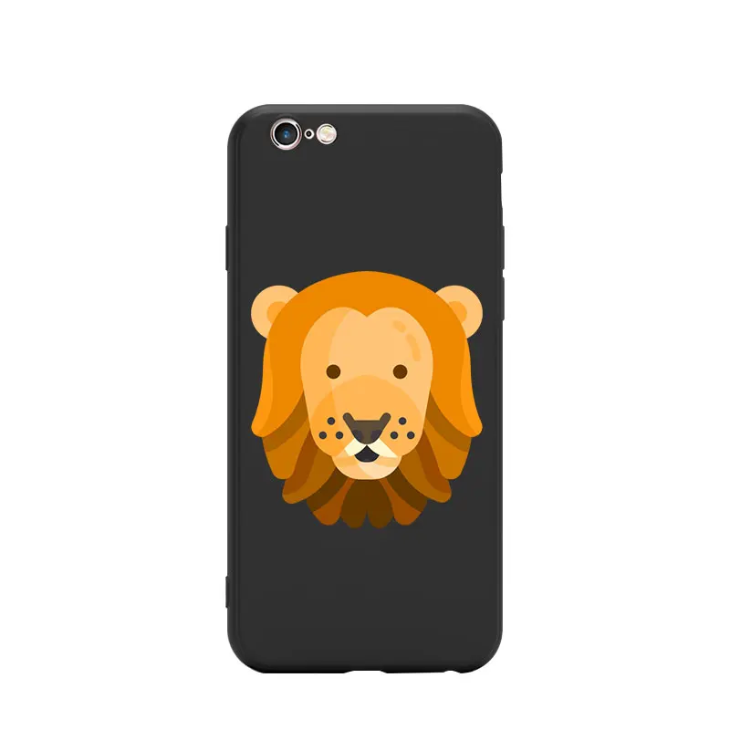 Астрологический знак зодиака Созвездия Leo Lion тема лица мягкий чехол из ТПУ для