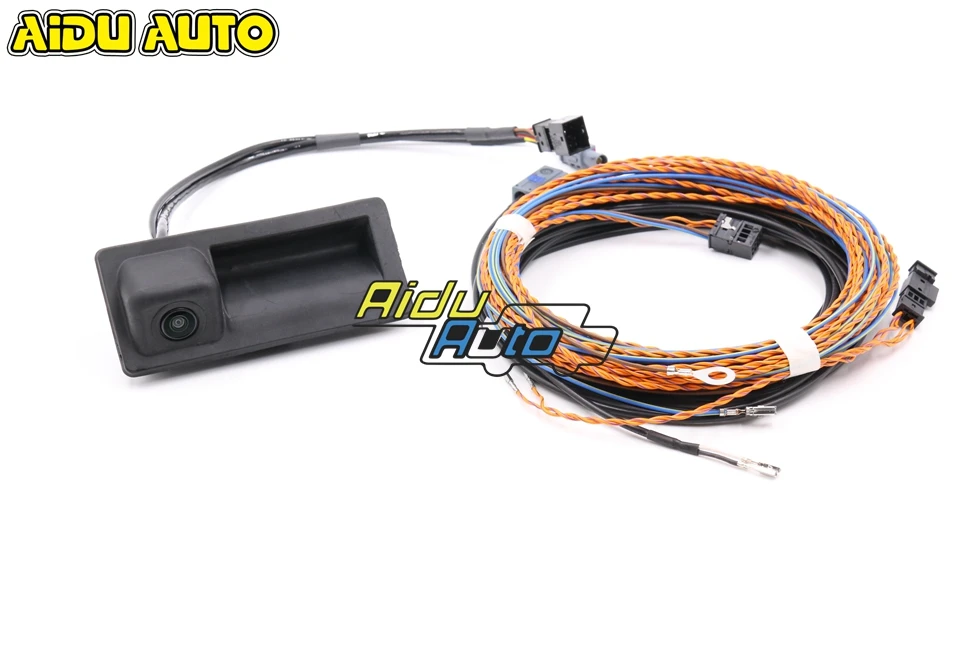 

4M0827566 Rear View Camera Trunk handle with High Guidance Line Wiring harness For Audi Q7 4M 4M0 827 566