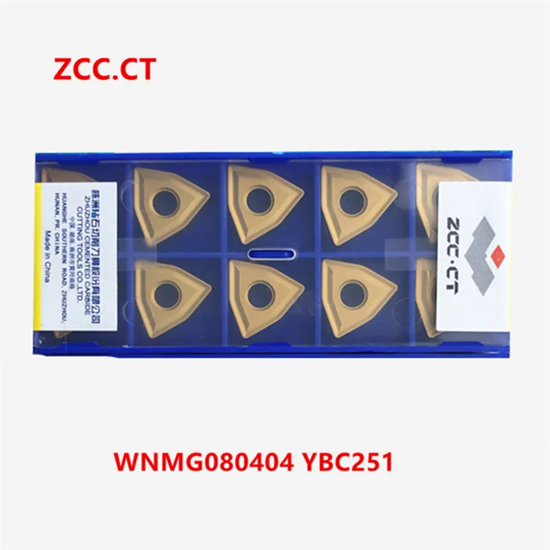 

ZCC.CT 10P WNMG080404 / 080408 / 080412 -PM / -DM / -ZC YBC251 Indexable turning tool Insert CNC Carbide Insert For steel