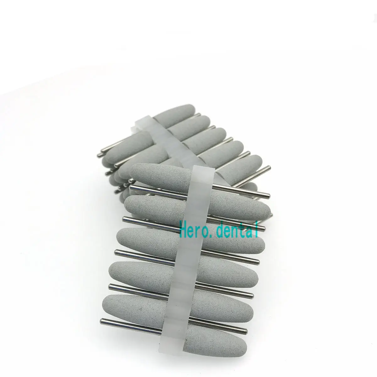 

50pcs silicon rubber polishers dental polishing Burs for Resin Base grey