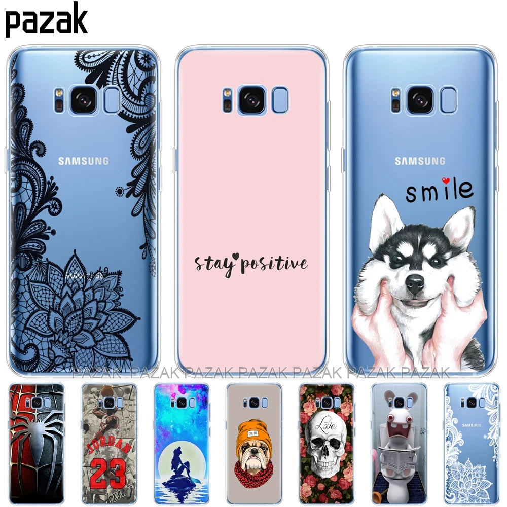 Silicon phone Case For Samsung Galaxy S8 Cases Cover For Samsung S8 plus Phone shell new design full 360 protective