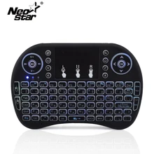 Mini Keyboard I8 2.4G Wireless Keyboard Receiver Optical Mouse Russia English Spanish Version Keyboard For Android TV Box PC