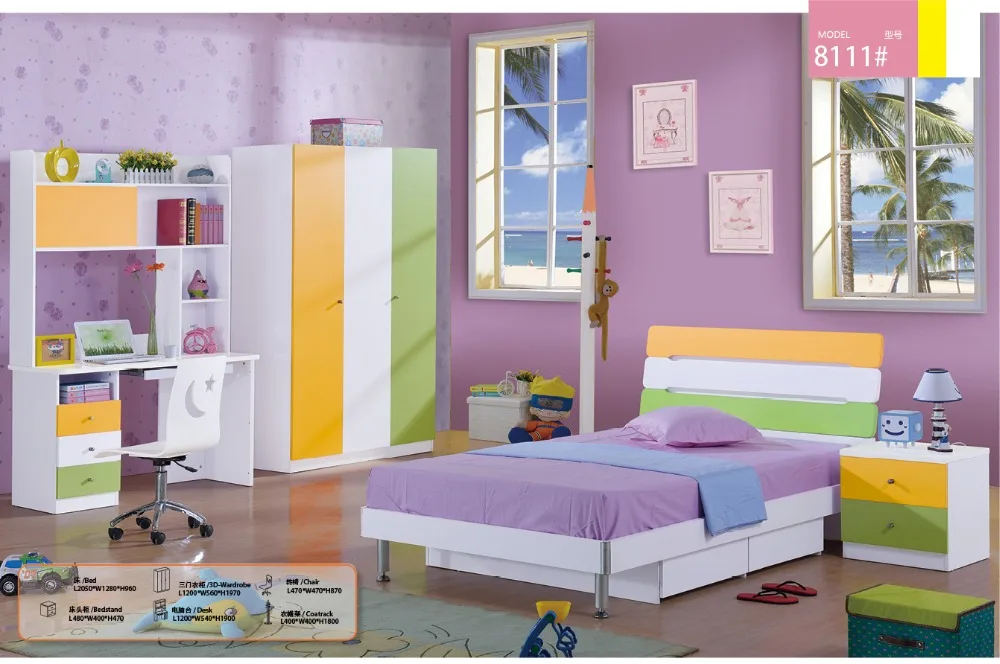 2019 Meuble Enfant Offer Wood Kids Table And Chair Loft Bed Set Child Desk Kindergarten Furniture Childrens Bedroom Sets