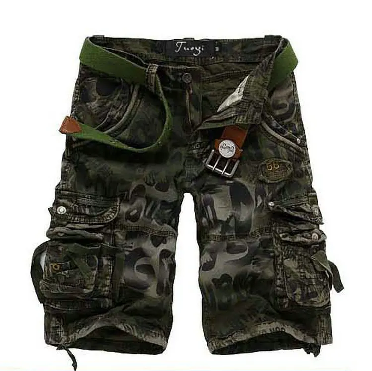 NWT 2013 Korean Fashion Men's Cargo Shorts Pirate Bermuda Military ...