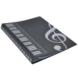 80 листов A4 нотная тетрадь папки фортепиано счет группа Choral Insert-type папка музыкальные принадлежности водонепроницаемый файл Хранение
