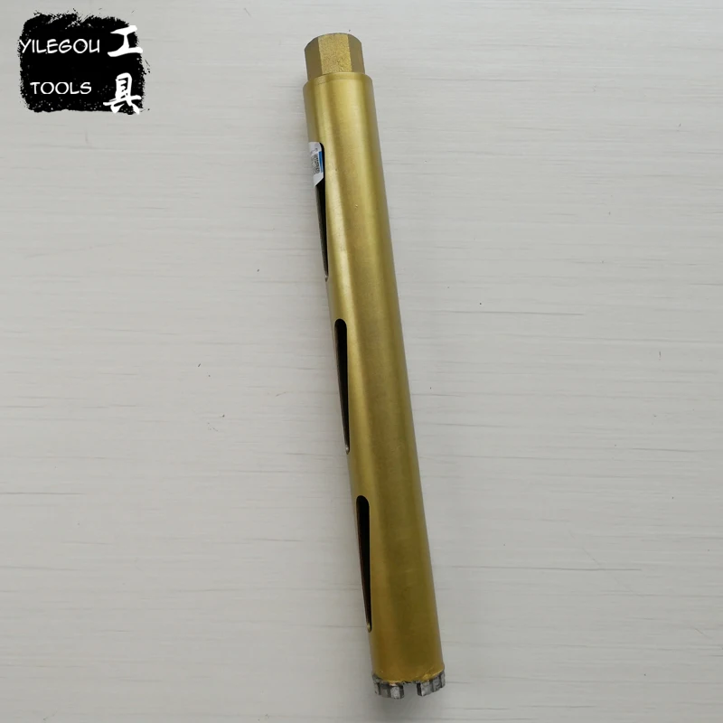  Diamond Core Bit With Dry Diameter 51mm 56mm 63x450mm Diamond Drill Bit For Brick Wall 56x450mm Dry