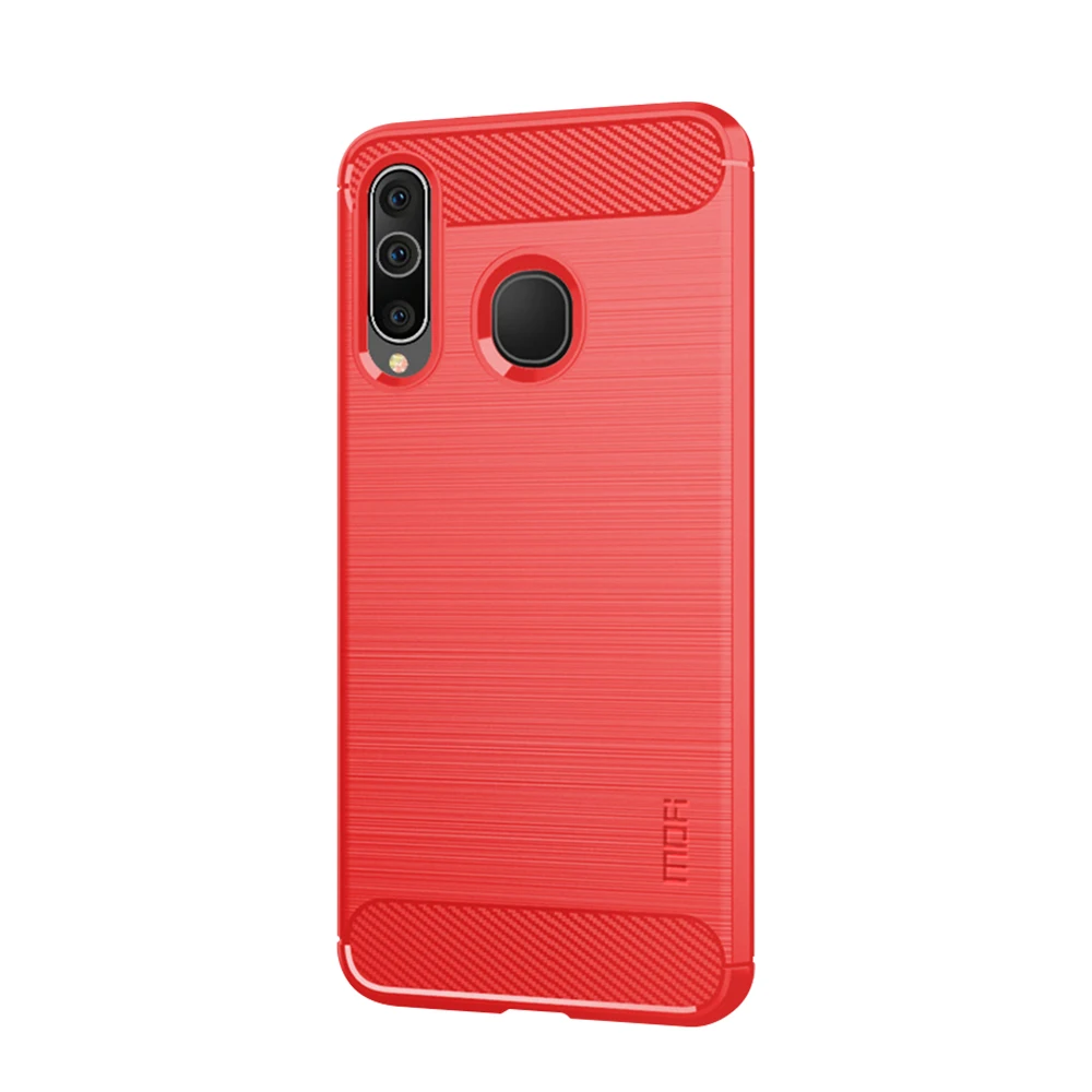 MOFi For Samsung Galaxy A60 Case Luxury Carbon Fiber Anti-drop TPU Soft Cover Cases For Samsung Galaxy A60 Back Cover