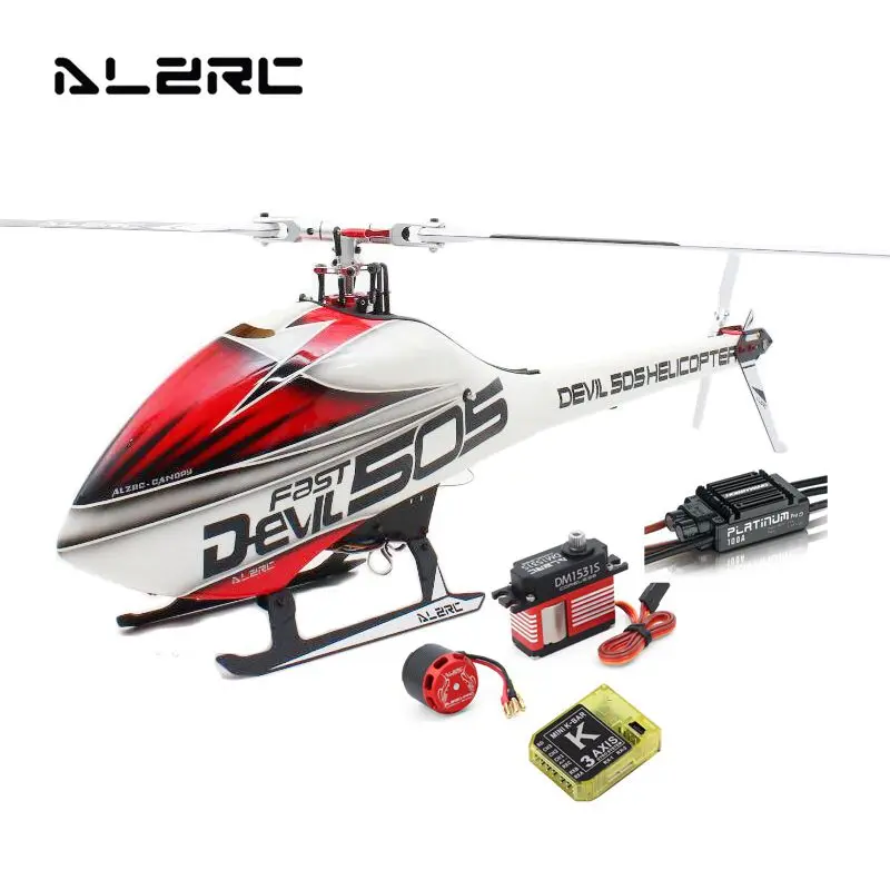 Радиоуправляемый вертолет ALZRC Devil 505 модель для активного отдыха игрушки