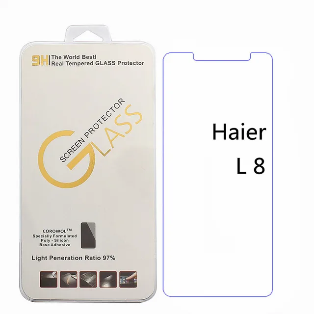 Best Offers 9H 2.5D Screen Protector For HAIER L8 Tempered Glass For HAIER L8 Thin Front Phone Glass Films