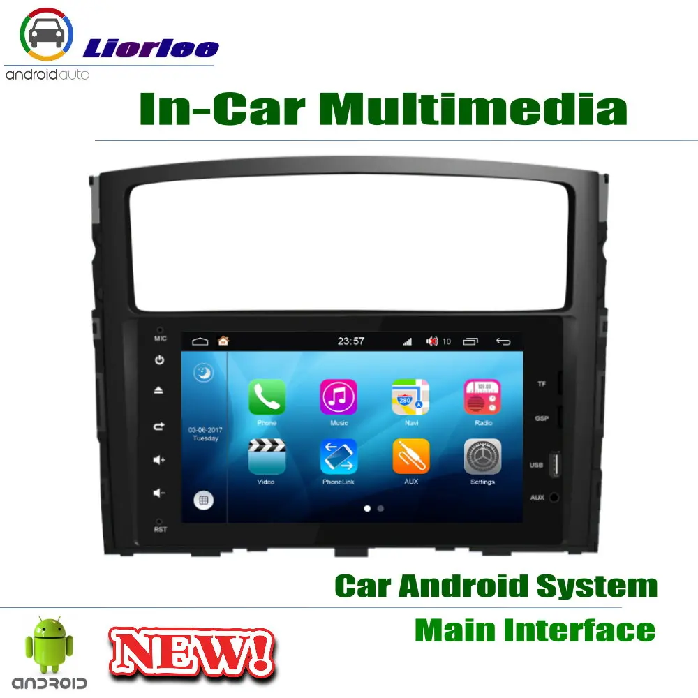 Best 8" HD 1080P IPS LCD Screen Android 8 Core For Mitsubishi Pajero 2006~2011 Car Radio BT 3G/4G WIFI AUX USB GPS Navi Multimedia 1