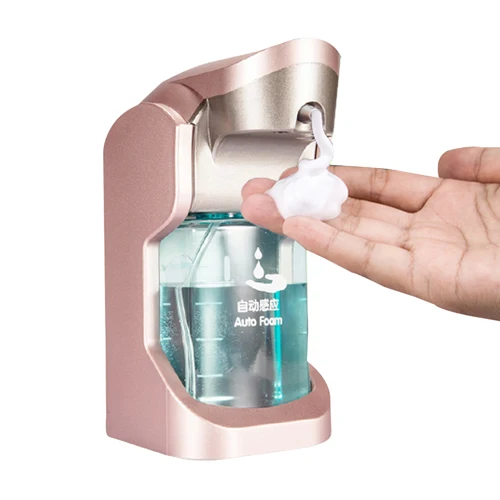 SD 480 мл автоматический дозатор мыла настенный дозатор жидкого мыла кухня ванная комната отель высококачественный автоматический дозатор мыла - Цвет: Розовое золото
