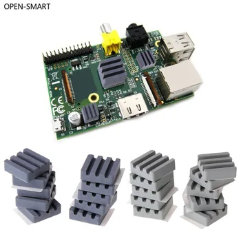 

OPEN-SMART 10 PCS Ceramic Heat Sinks CPU Cooling dissipador for Raspberry Pi 3 2B Orange Pi