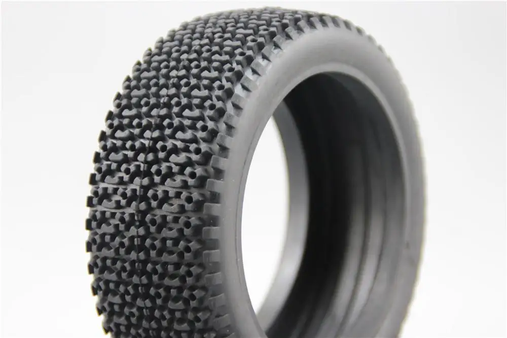 Jeu de 4 pneus buggy RC 1/8 110mm - Caoutchouc triangle tout-terrain