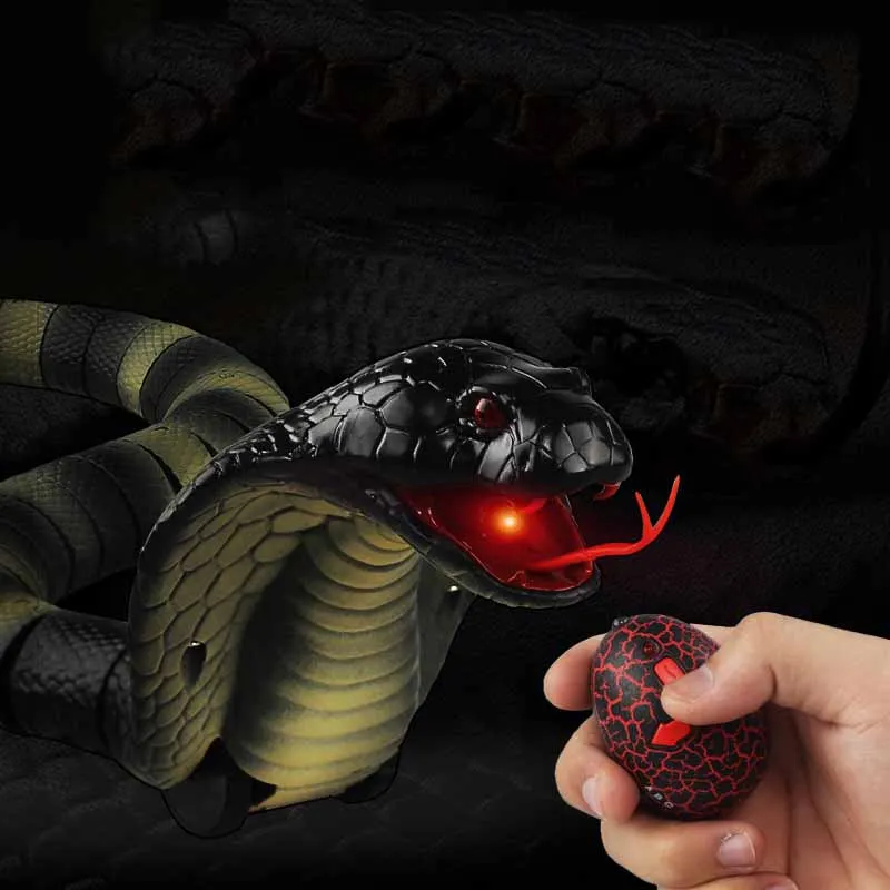 cheap Tricky Toy Remote Control Cobra Adult Creative Novelty Gift Spoof Whole Person Artifact Infrared Scary Toy