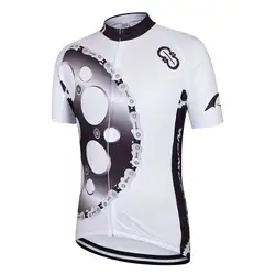 Новинка 2019 года для мужчин шестерни Велоспорт Джерси командная одежда для велопрогулок быстросохнущая велосипед короткий рукав рубашка