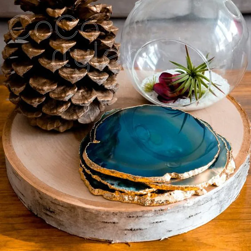 unique agate coaster (5)