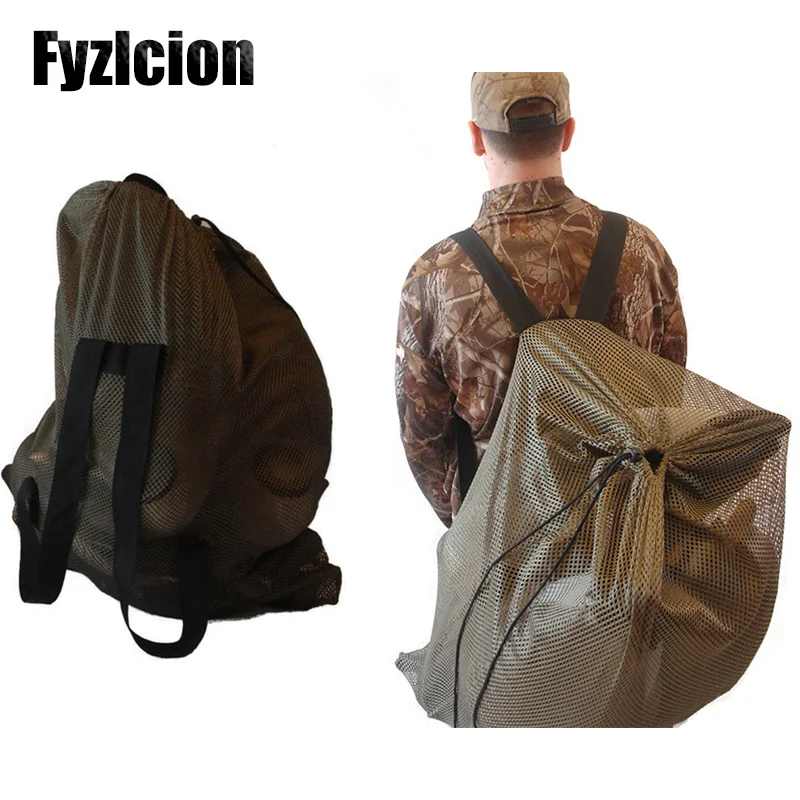 Adjustable Shoulder Straps Mesh Decoy Bags for Duck Goose Decoy Turkey