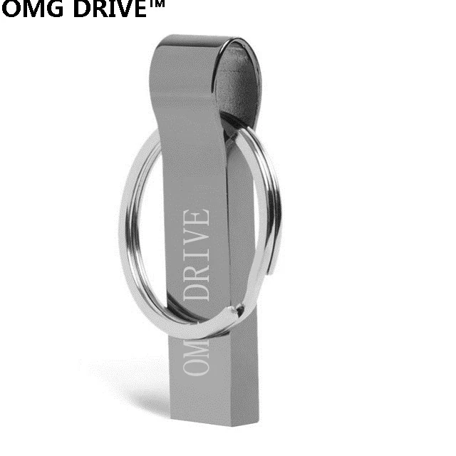 Usb флэш-накопитель 64 ГБ металла Сталь Pen Drive Высокая Скорость pendrive брелок USB Stick 16 32