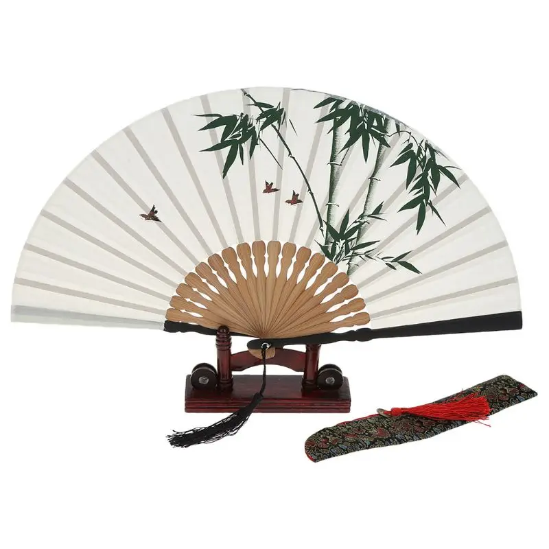 Китайский стиль, винтажный летний бамбуковый Складной вентилятор, ручной вентилятор, для танцев, свадебной вечеринки, Декор, карманные подарки