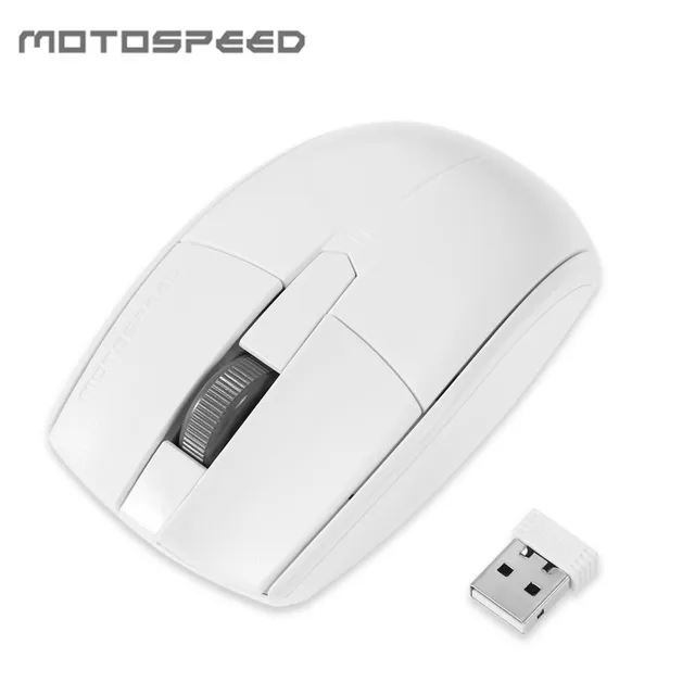 Motospeed 2.4G Wireless Mouse 3 Buttons PC Mice DPI Levels 1200dpi Gaming Mouse USB Receiver For Computer PC Laptop Desktop 2018