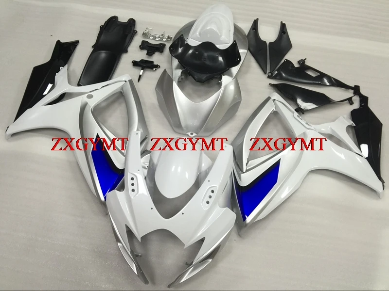 

Motorcycle Fairing for GSX-R750 2006 - 2007 K6 Abs Fairing GSXR 750 2006 Silver White Fairings GSXR750 06
