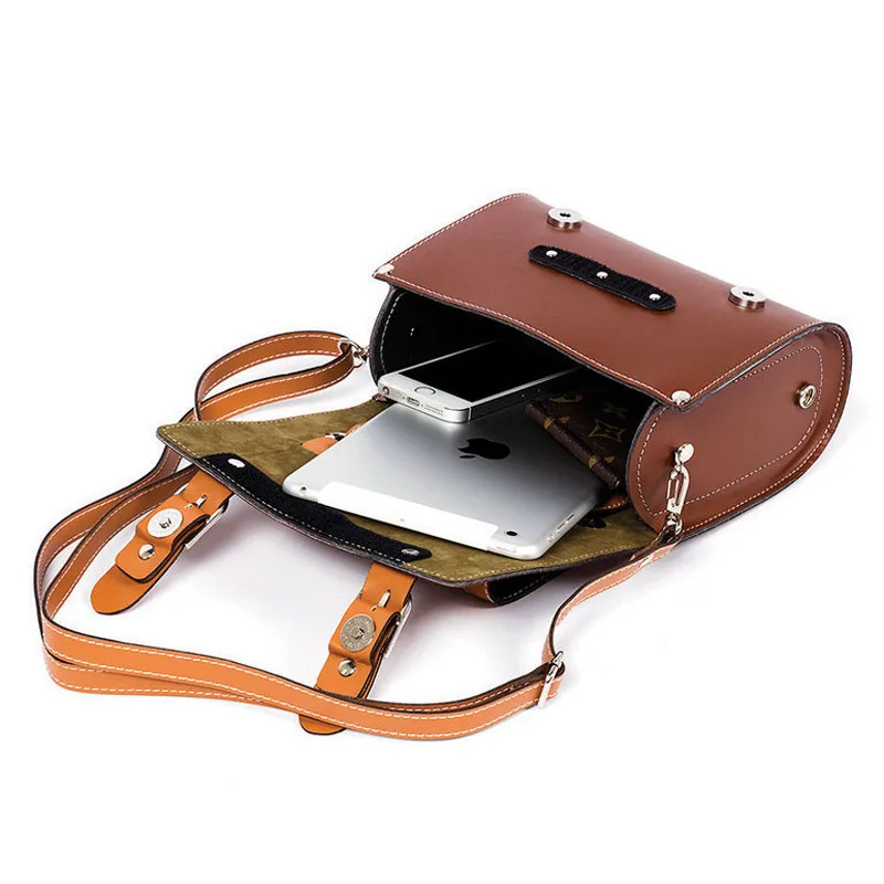 Excellent Retro Bicycle Front Bag Saddle Handlebar Bag Front Seat  Pouch MINI Storage Bag FZB010 4
