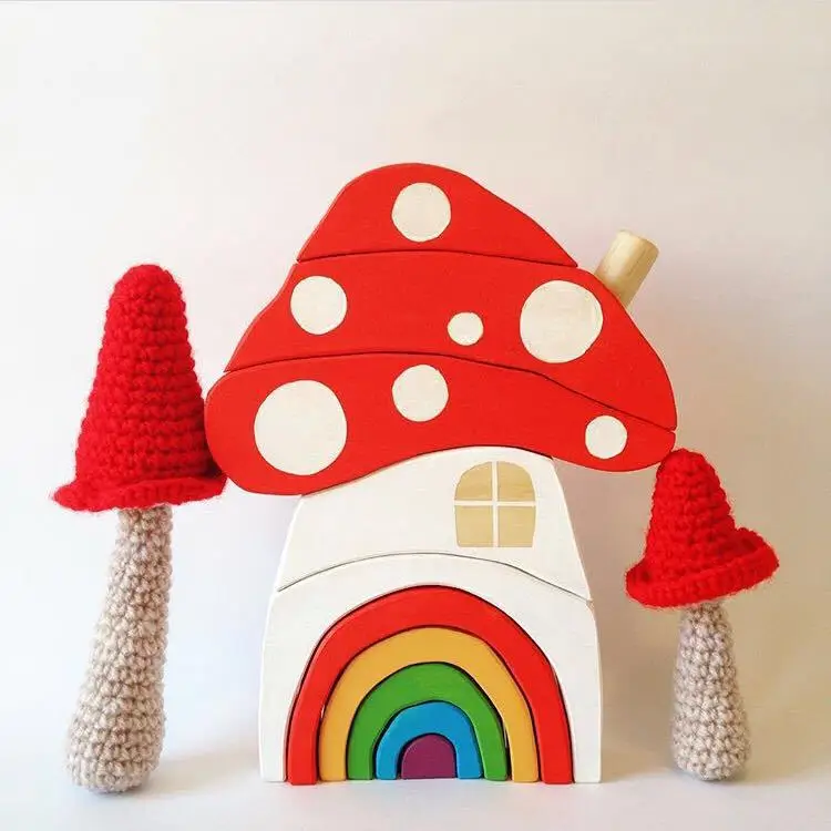 Nordic Wooden Rainbow Stackable Rainbow Rainbow Nursery Decor Rainbow Baby Gift Scandinavian Decor