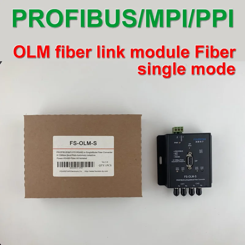 

PROFIBUS/MPI/PPI single mode fiber link module Dual optical port Can replace Siemens OLM fiber link module Fiber single M Panel