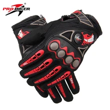 PRO-BIKER Motorcycle Gloves Moto Racing Motorbike Motocross Motor Riding Cycling Bicycle Glvoes Black Red Blue Orange MCS-23