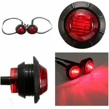 Side-Marker-Lights for Trucks Amber Round Turn Signal-Lamp Trailer Led New 12V