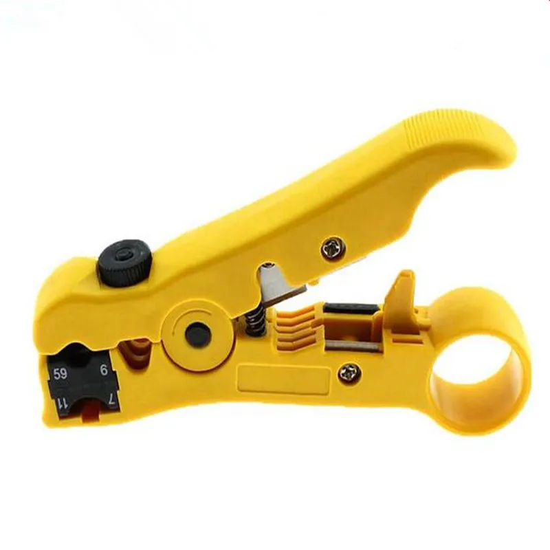 Universal Cable Wire Jacket Stripper Cable Cutter Stripping Scissors Tool RG59