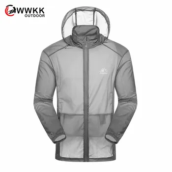 

Quick-Drying Waterproof Couple Jacket Sunscreen UV Protection Casual Outdoor Sweat-Absorbent Light Camping Hiking Hooded Jackets