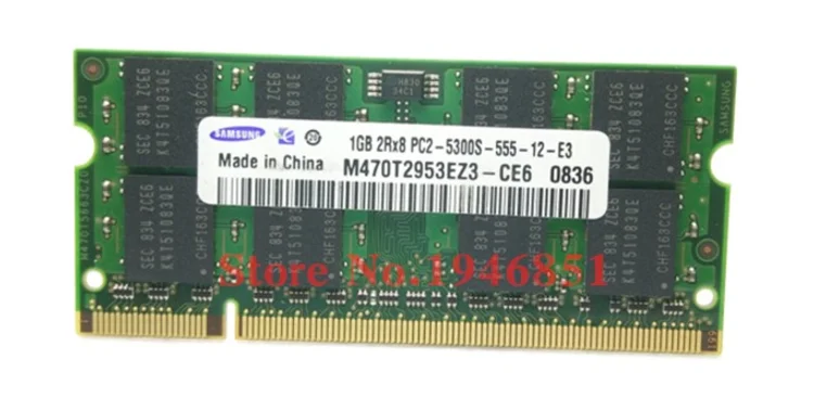 Ноутбук Samsung Память 1 Гб 2 Гб DDR2 533 667 800 МГц PC2-4200 5300 6400 ноутбук оперативная память 800 6400S 2G 200-pin