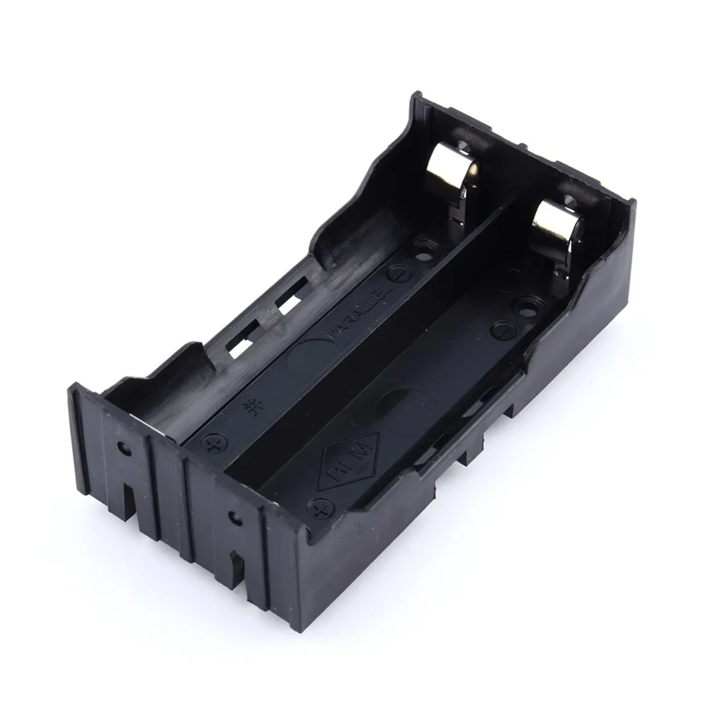 Plastic DIY Lithium Battery Box 18650 Battery Case Holder Storage Box Holder Case For 2 X