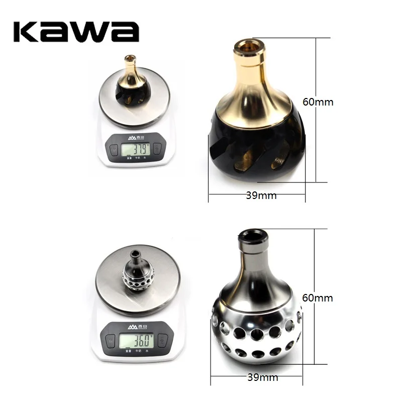 Kawa Fishing Handle Knob, Alloy Alluminum, Diameter 39mm, Fishing Reel Accessory,Suit for S and D reel Hot Sale