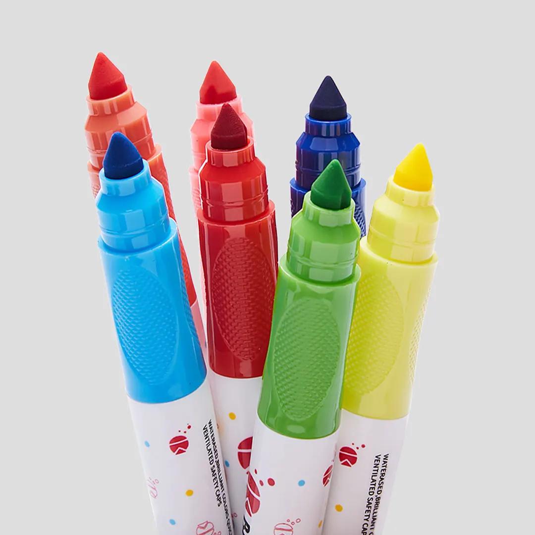 Washable Dyeing Watercolor Painting Pen Learning Education Drawing Toys For 3 years+ Kids Coloring