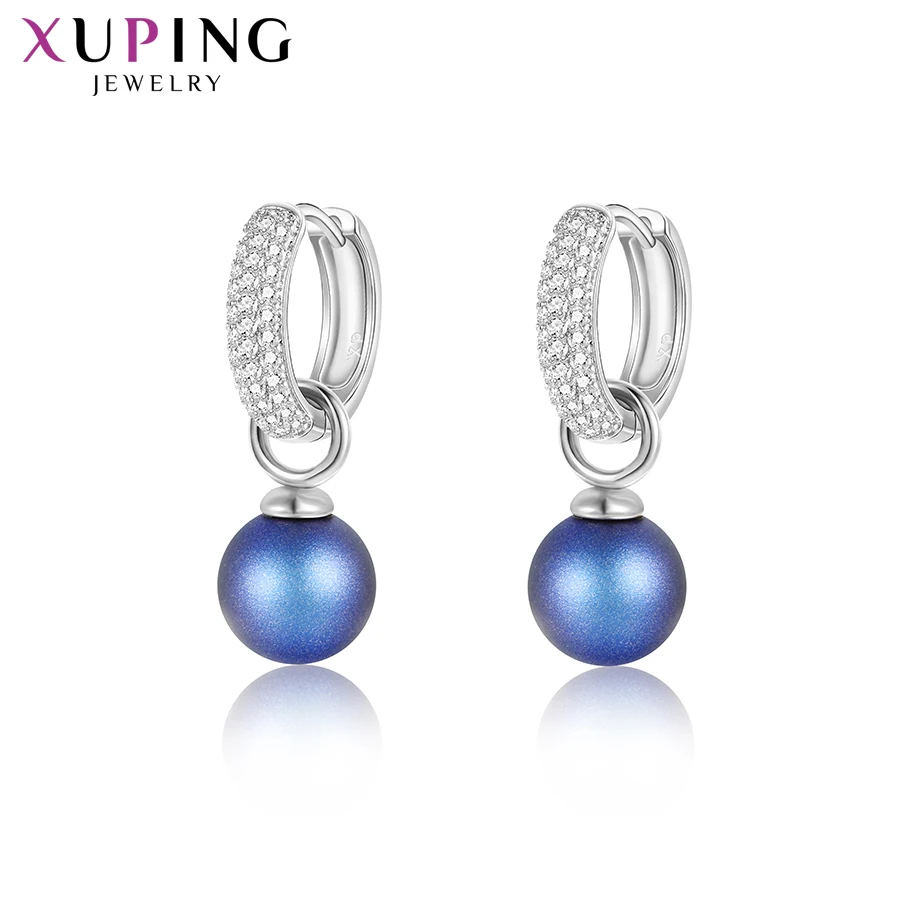 Tanie Biżuteria xuping modne kolczyki klasyczne kryształy swarovskiego luksusowe dla kobiet wykwintne prezent na walentynki M85 20436