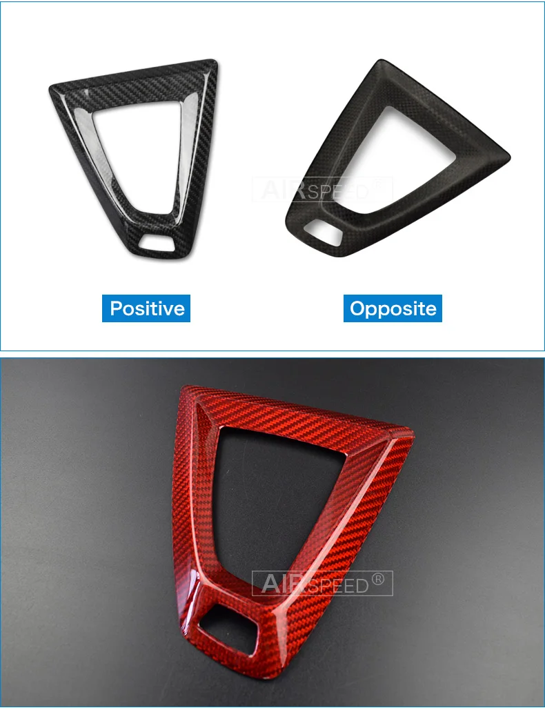Carbon Fiber Gear Shift Knob Cover Trim for BMW M2 F87 M3 F80 M4 F82 M5 F83 F10 F12 F13 X5M F85 X6M F86 Accessories (5)